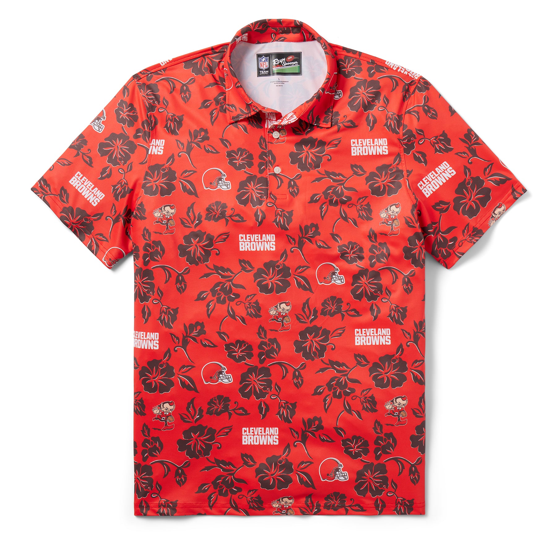 CLEVELAND BROWNS PUA PERFORMANCE POLO
