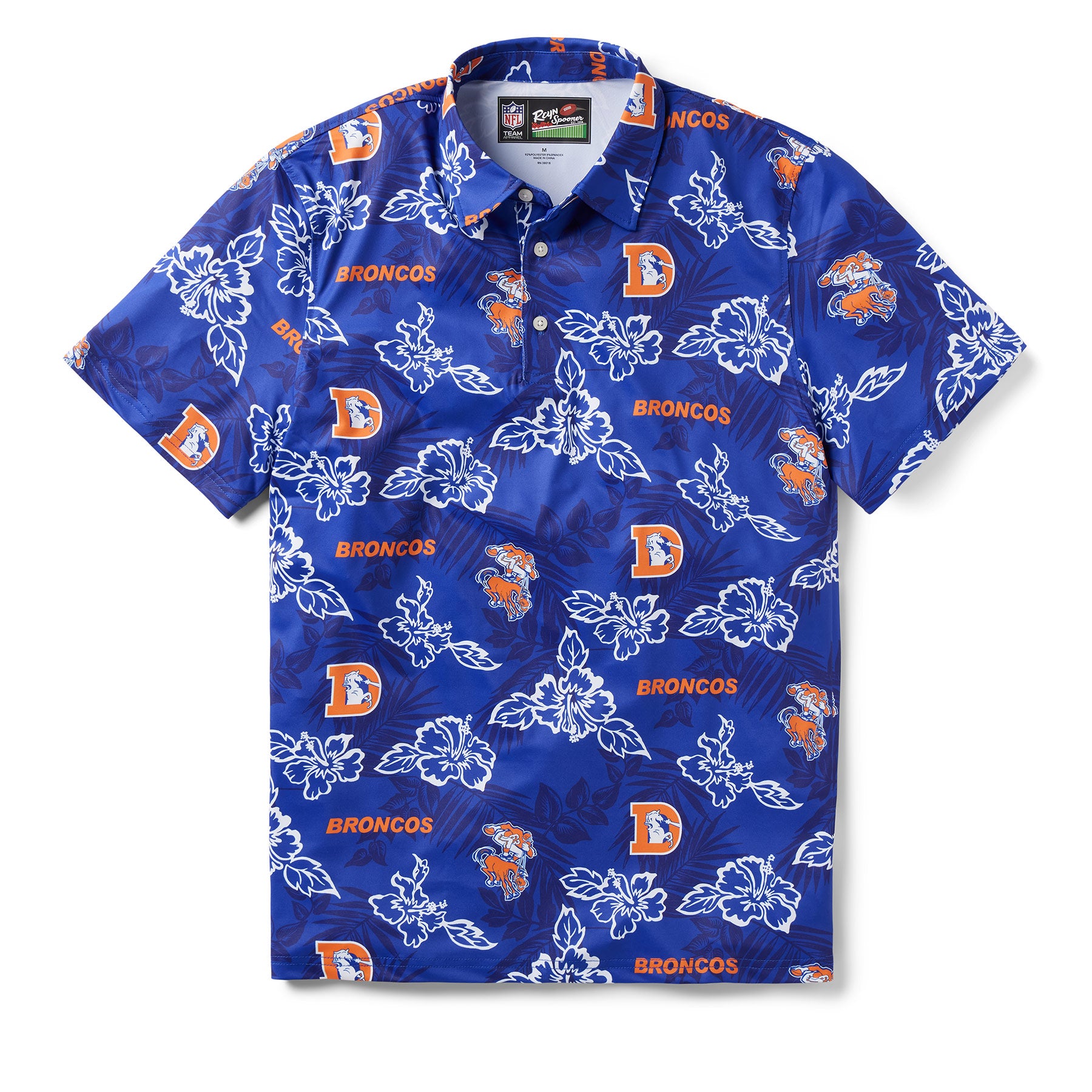 DENVER BRONCOS THROWBACK PERFORMANCE POLO