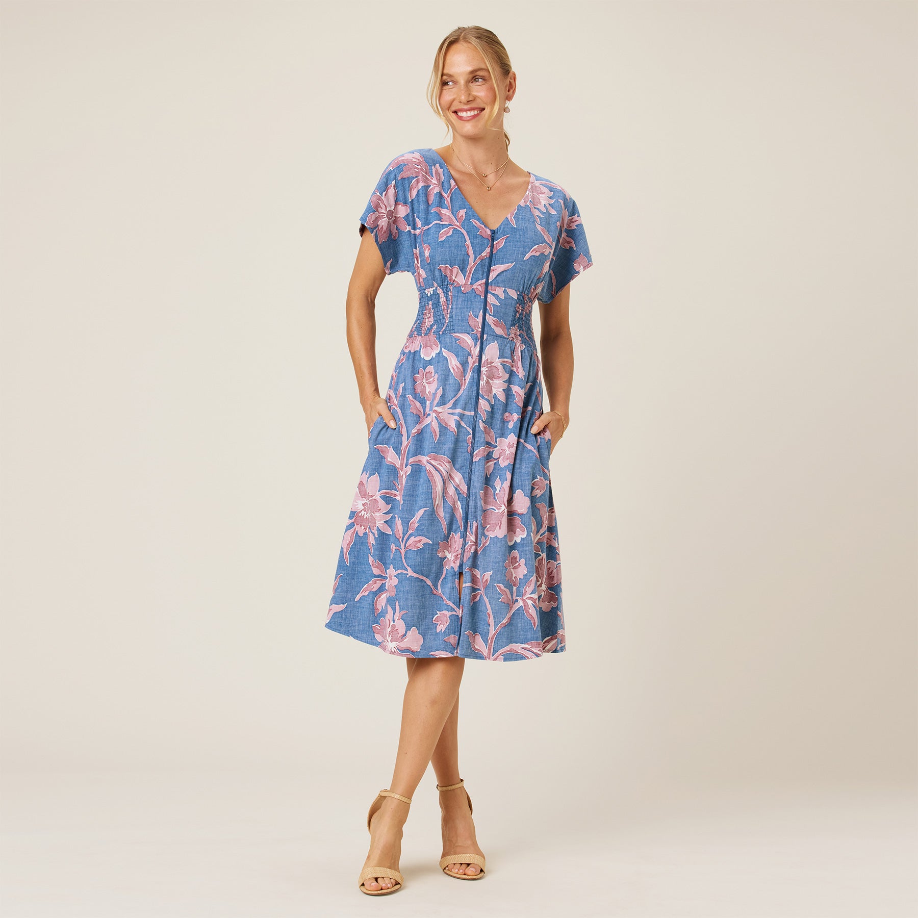 FLORAL VINE SOPHIA DRESS