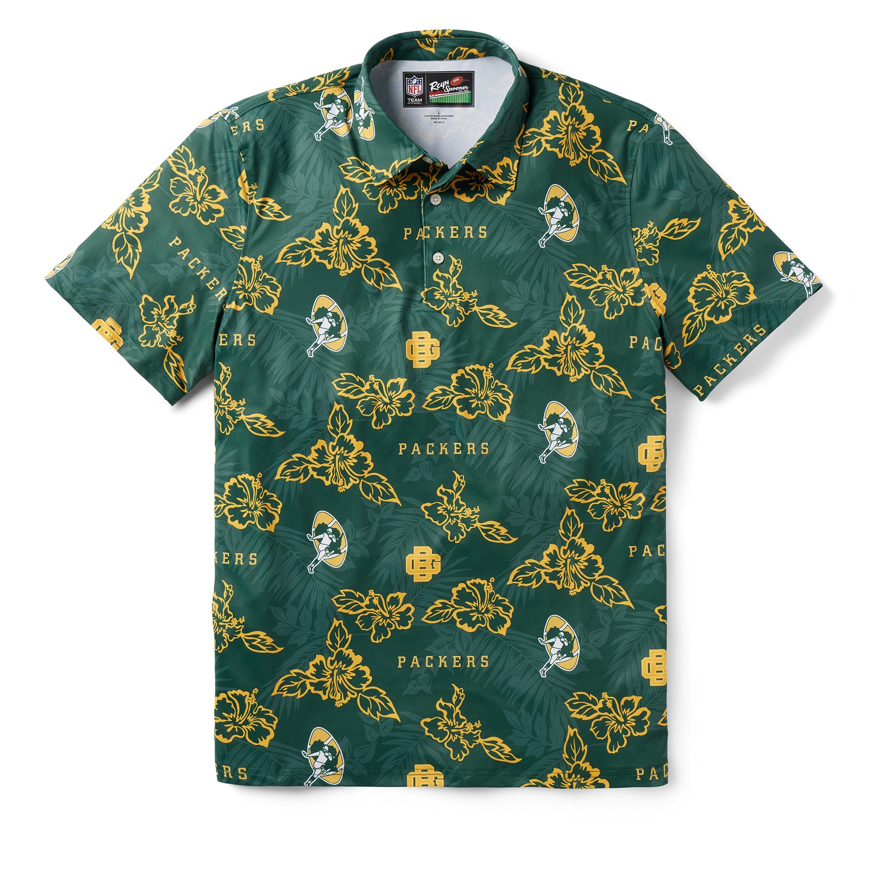 GREEN BAY PACKERS THROWBACK PERFORMANCE POLO
