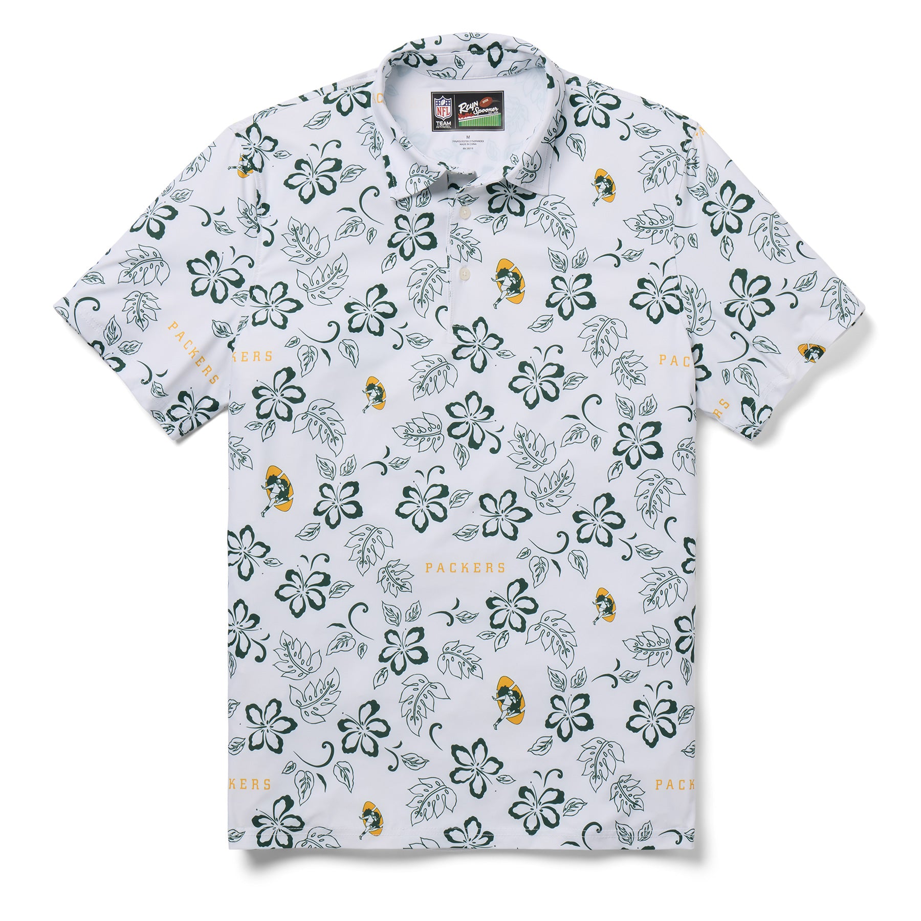 GREEN BAY PACKERS THROWBACK PERFORMANCE POLO