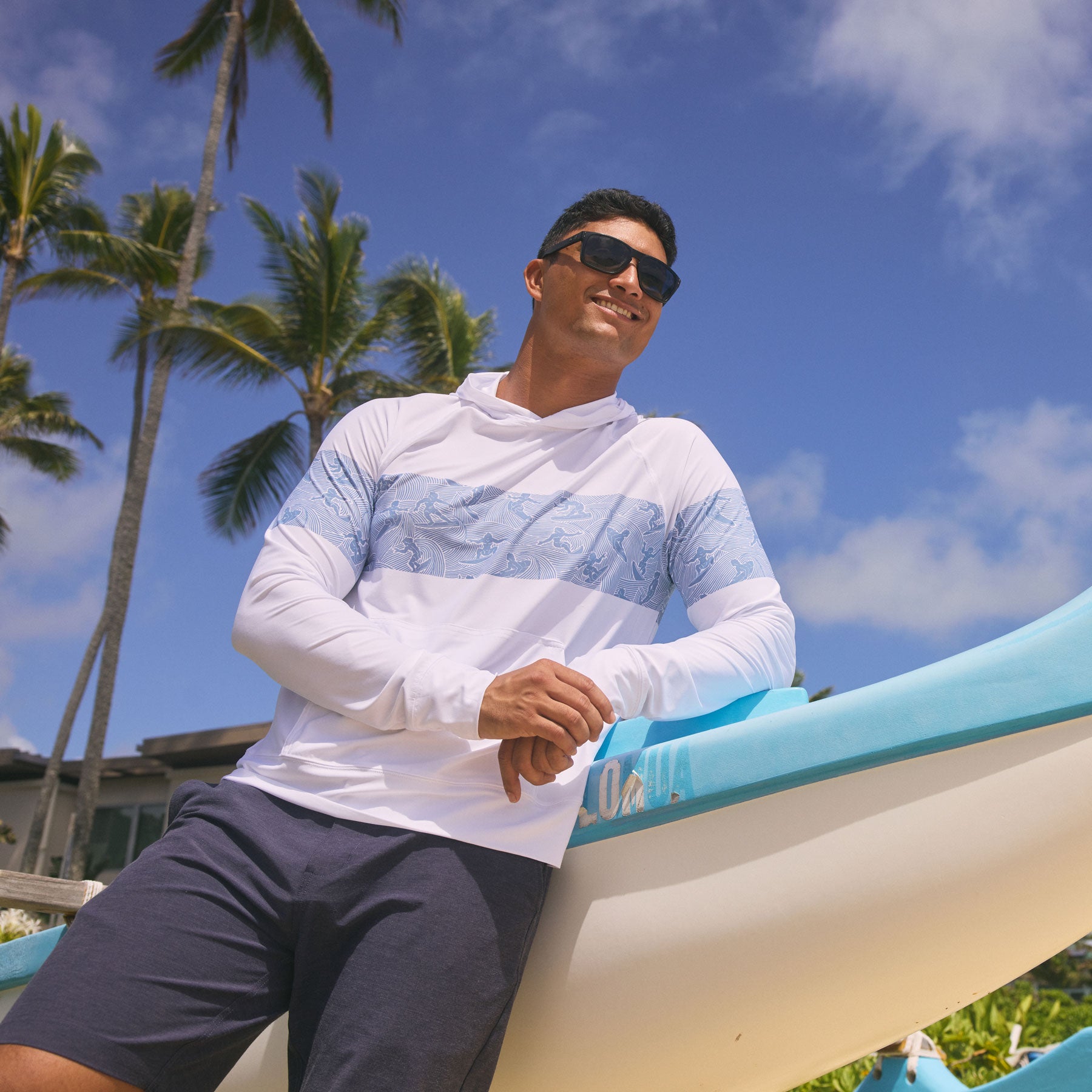 HAWAIIAN SURF RIDERS PERFORMANCE HOODIE