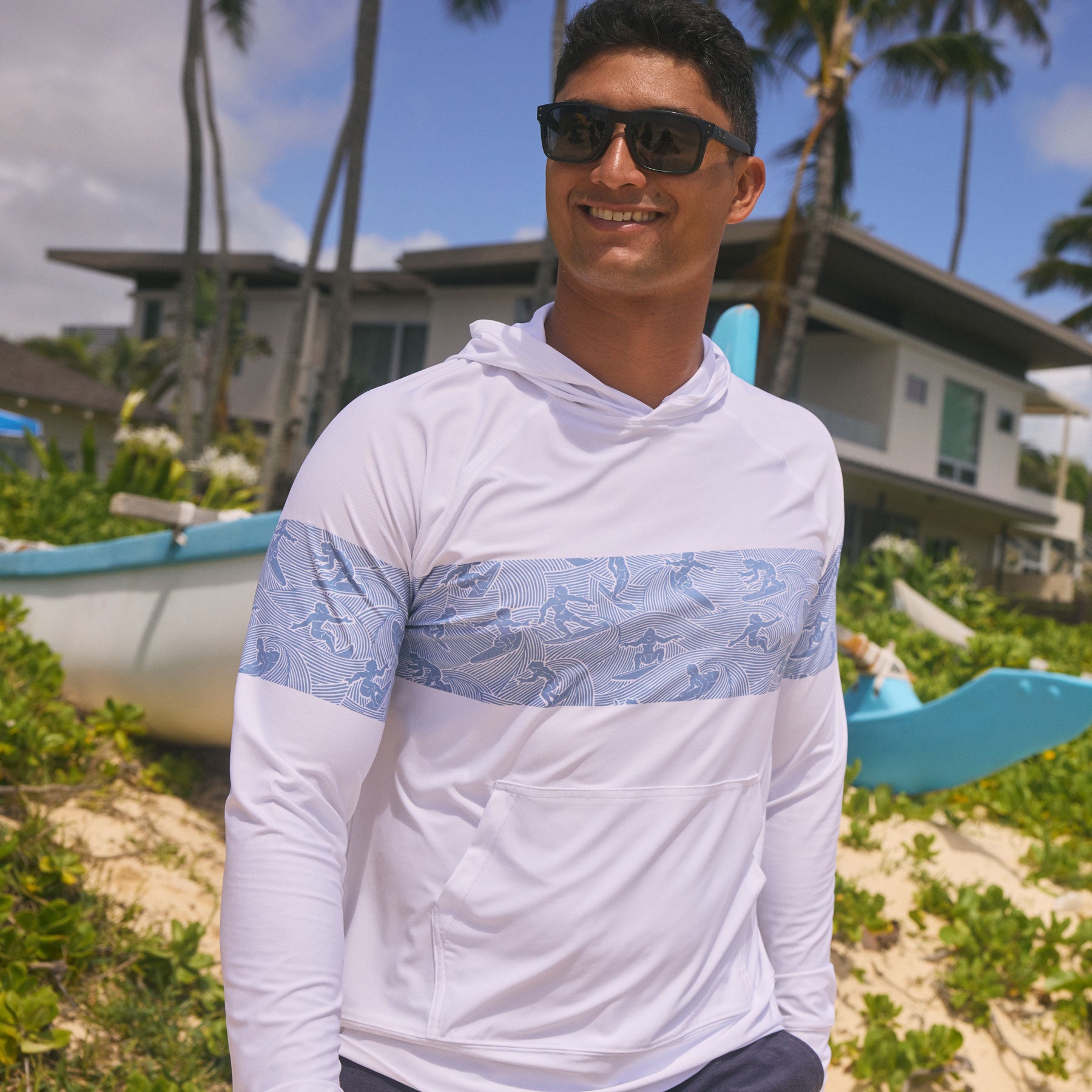 HAWAIIAN SURF RIDERS PERFORMANCE HOODIE