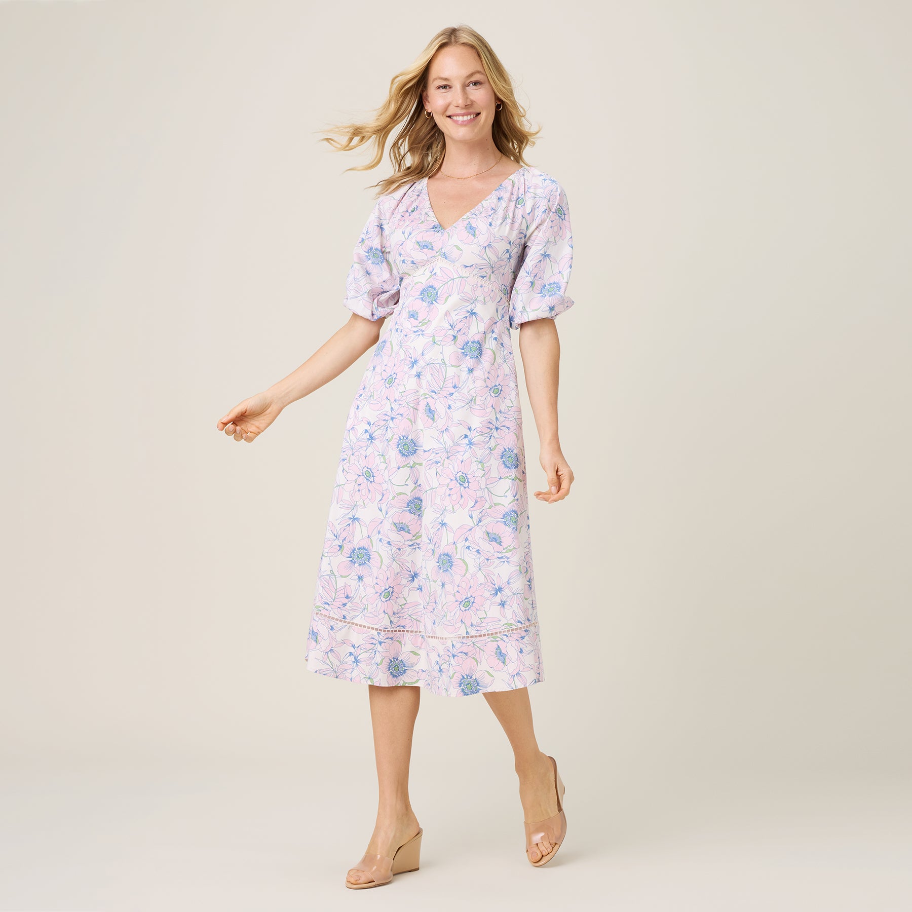 HO'OMALUHIA GARDEN ARIA DRESS