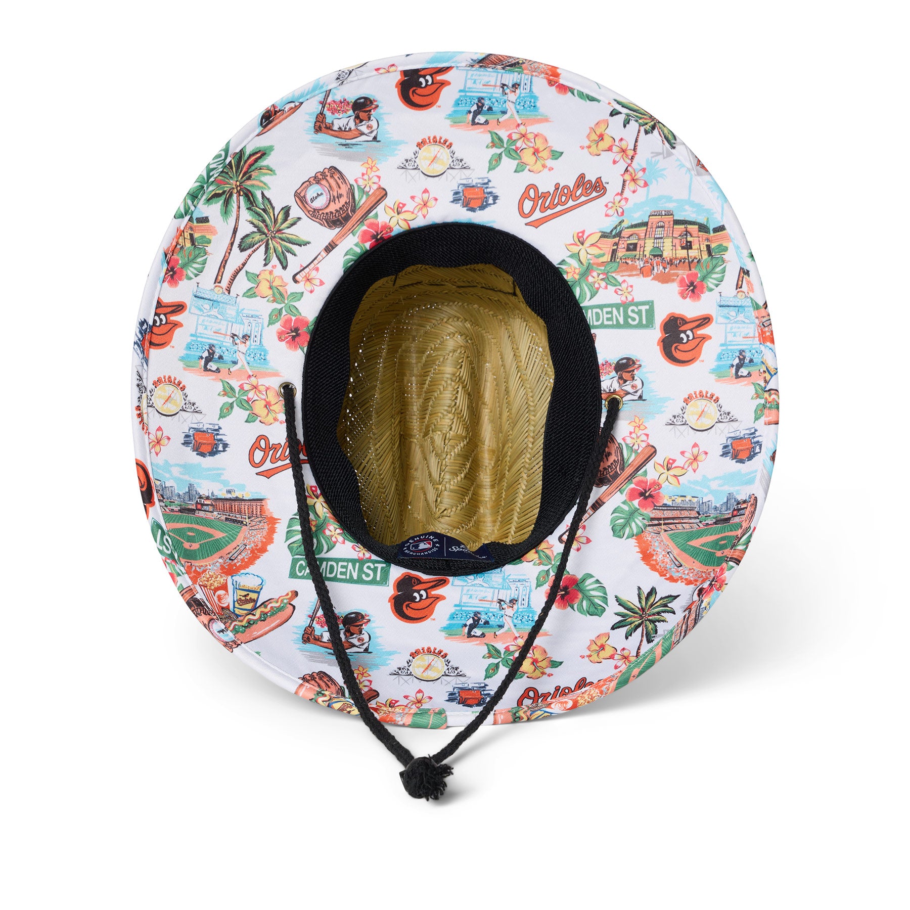 MLB® BALTIMORE ORIOLES SCENIC STRAW HAT