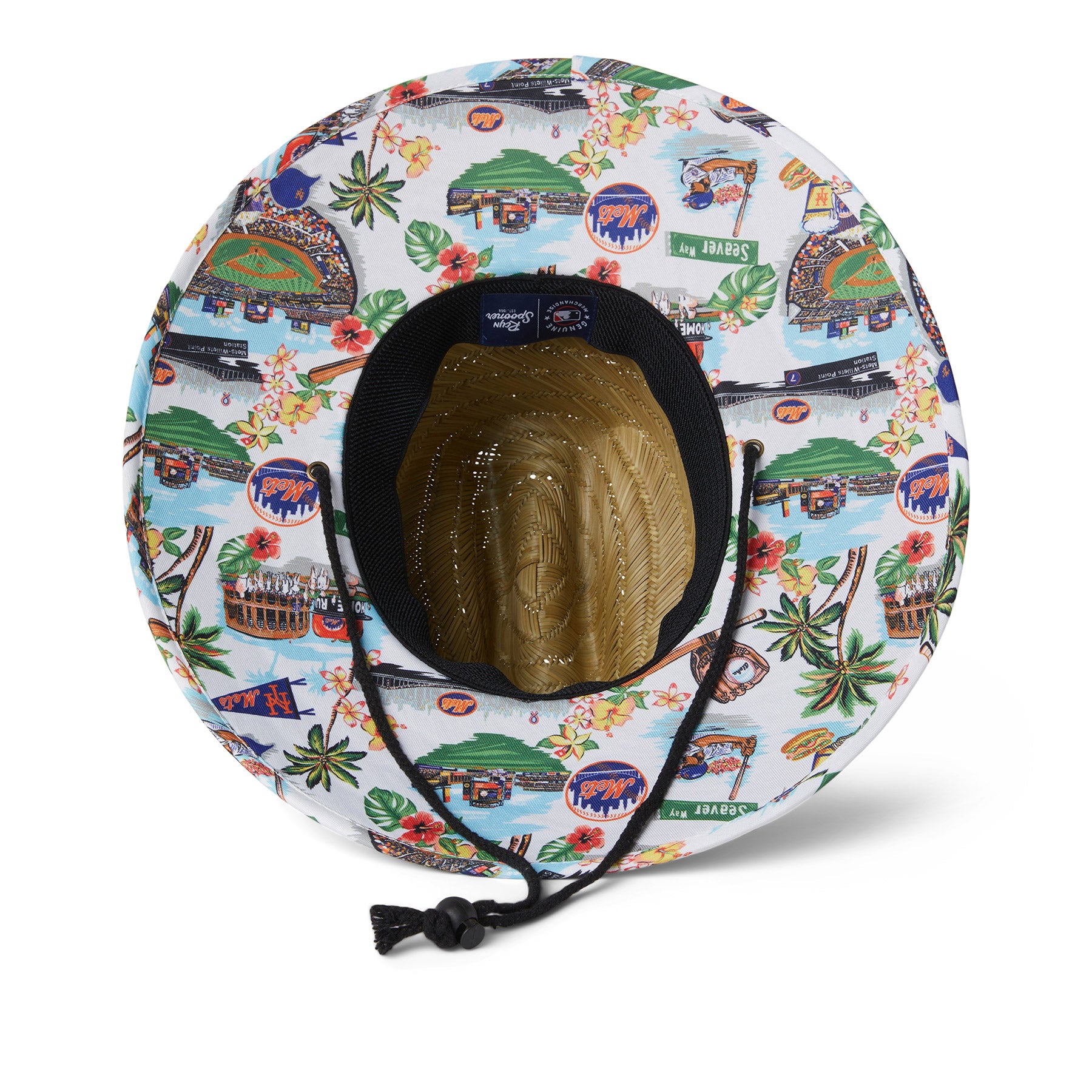 MLB® NEW YORK METS SCENIC STRAW HAT