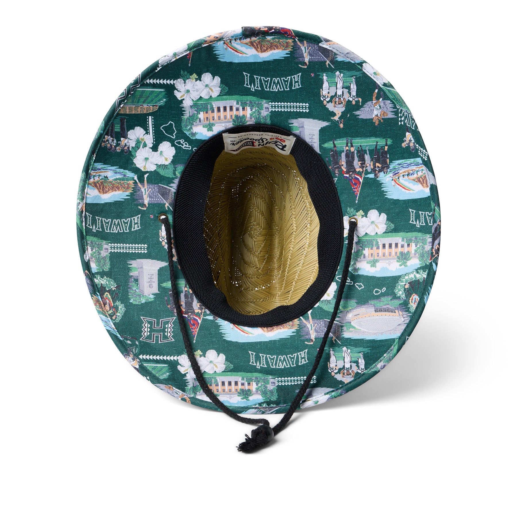 UNIVERSITY OF HAWAI'I SCENIC STRAW HAT