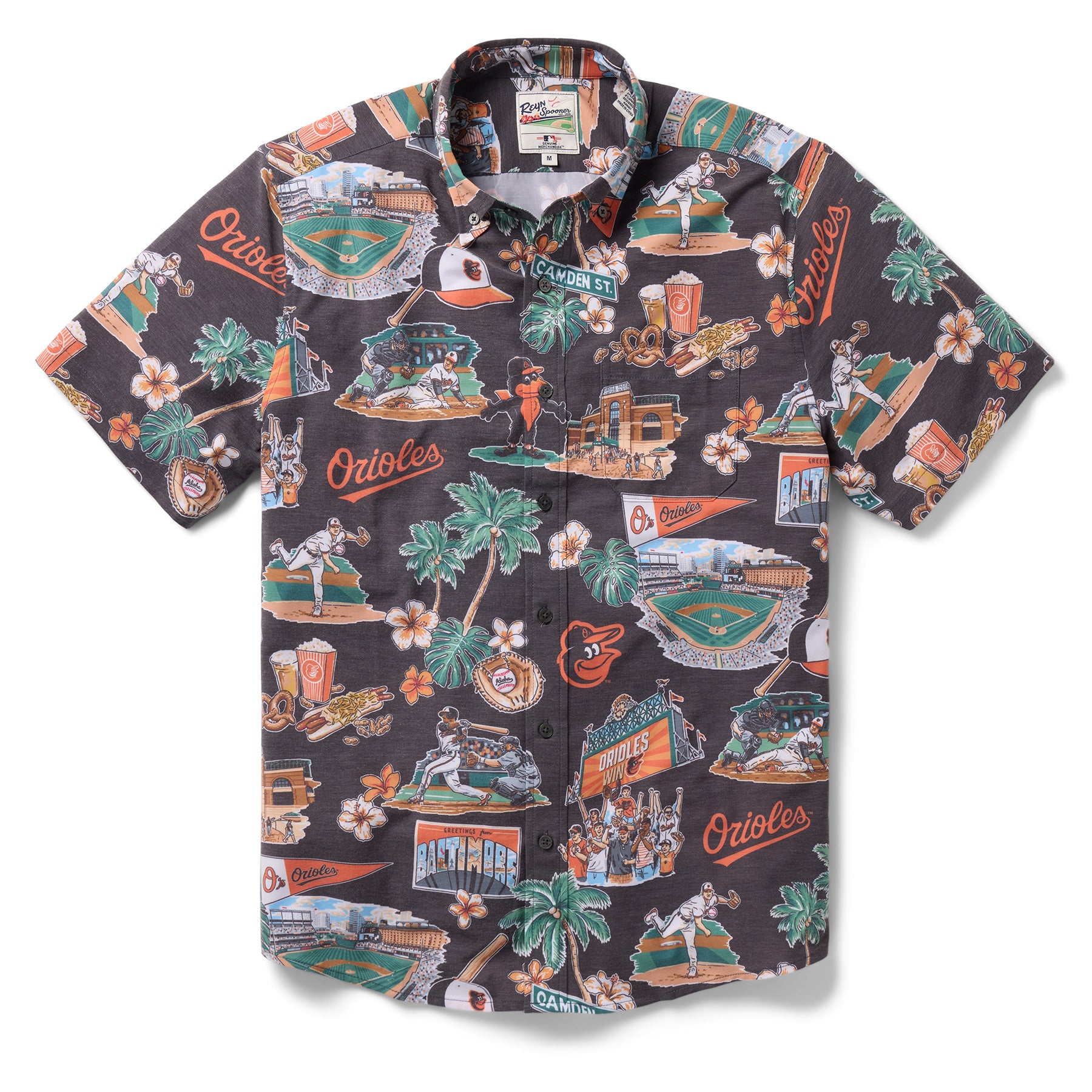 MLB® BALTIMORE ORIOLES SCENIC PERFORMANCE BUTTON FRONT