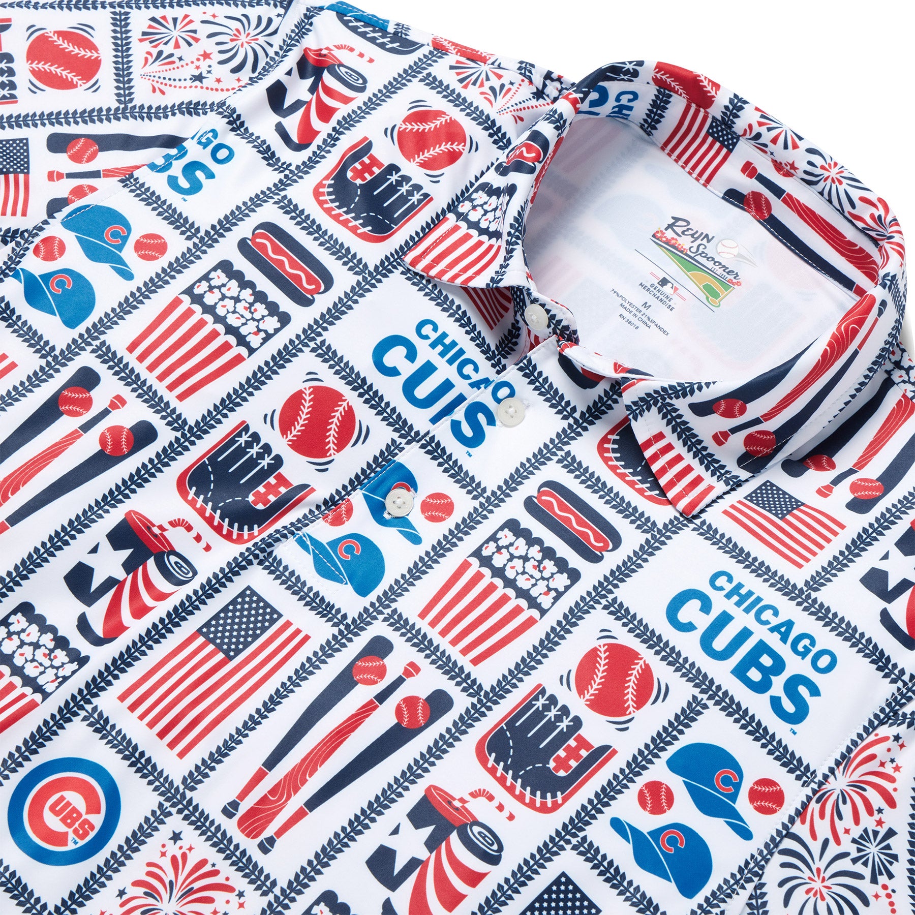 MLB® CHICAGO CUBS AMERICANA PERFORMANCE POLO
