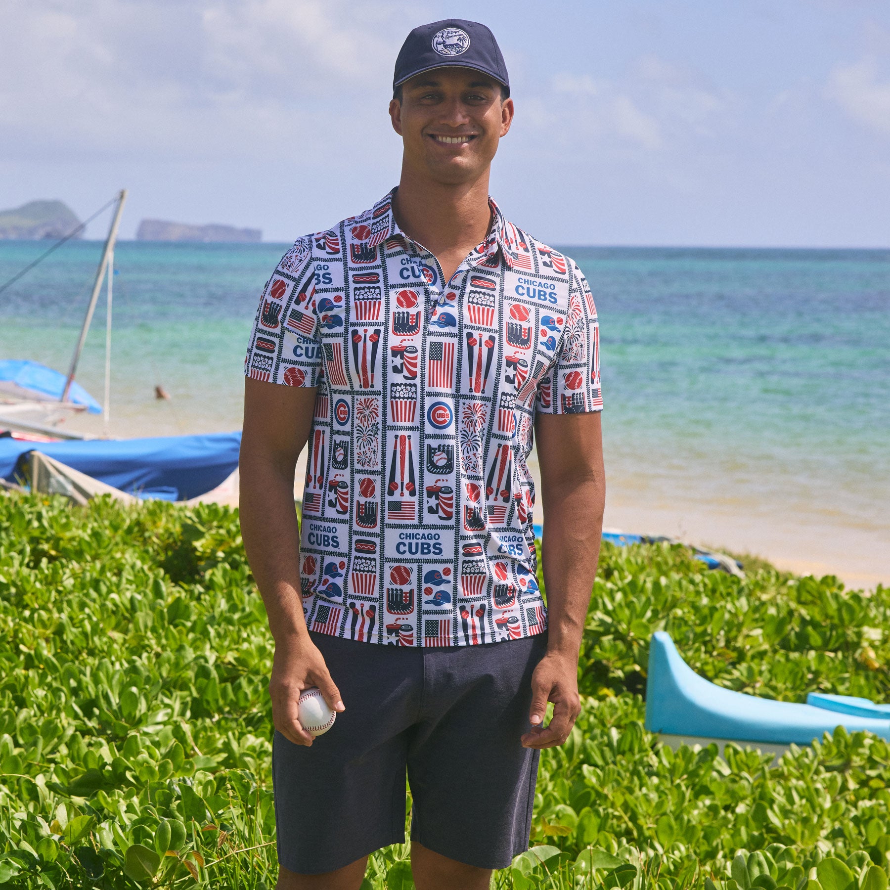 MLB® CHICAGO CUBS AMERICANA PERFORMANCE POLO
