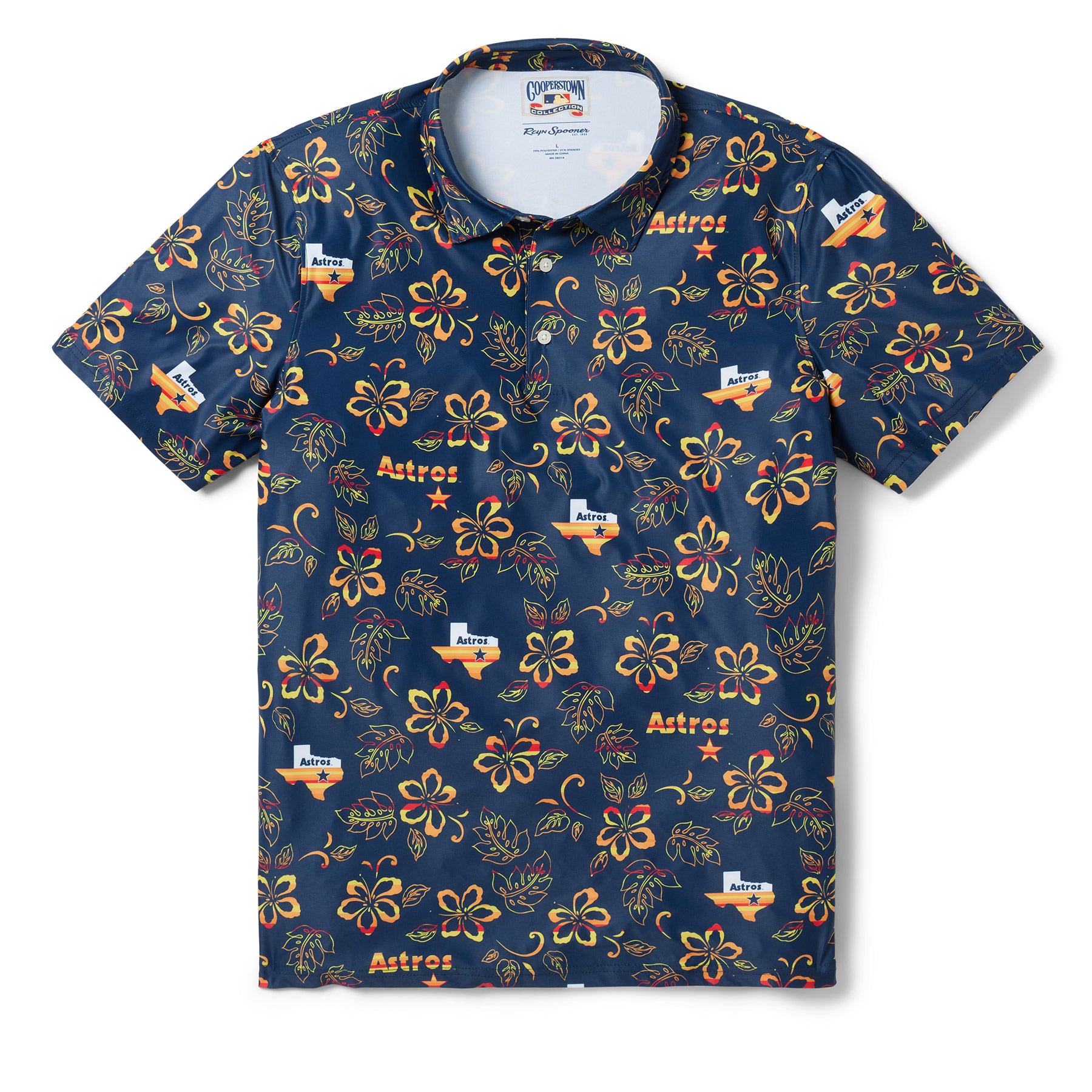 MLB® HOUSTON ASTROS COOPERSTOWN PERFORMANCE POLO