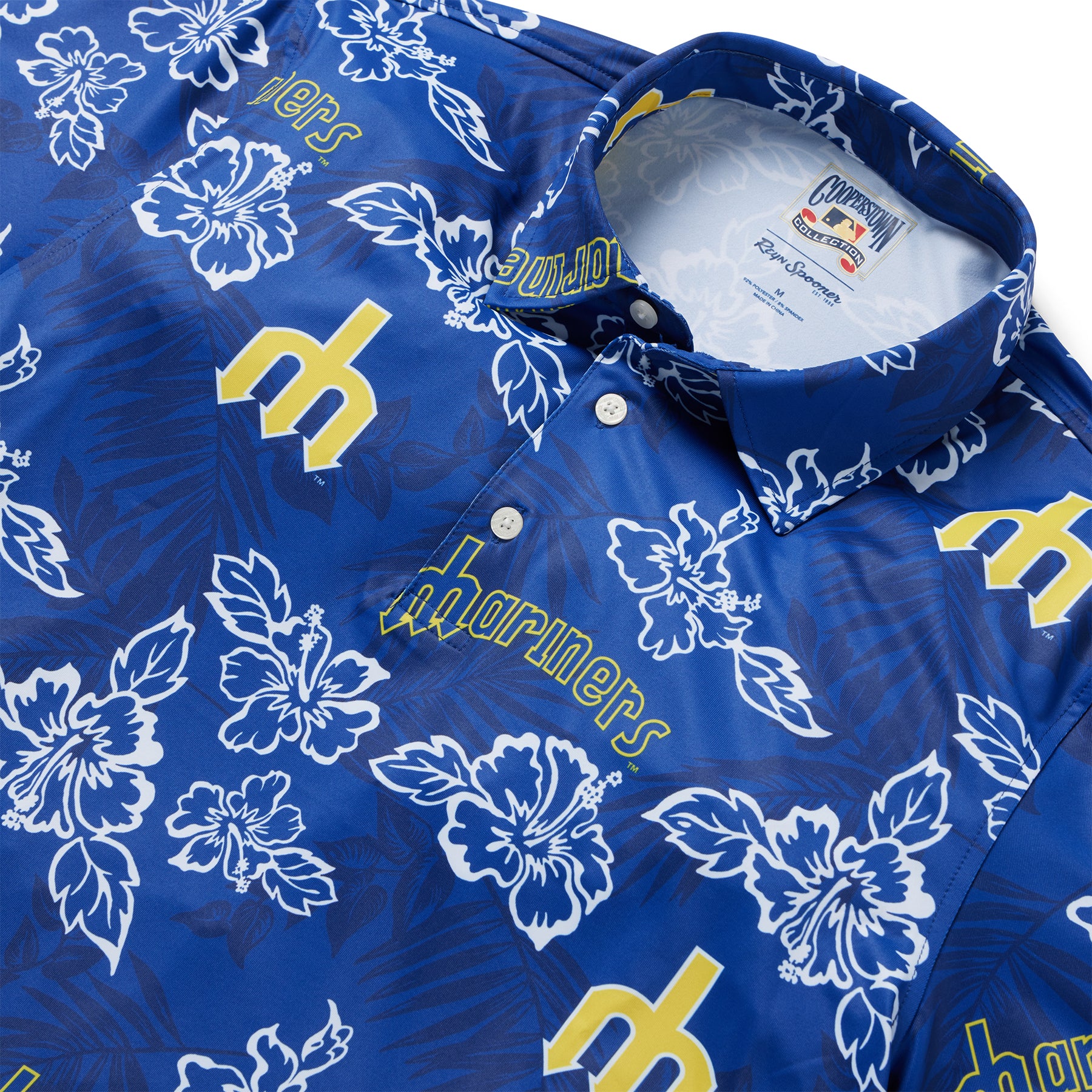 MLB® SEATTLE MARINERS COOPERSTOWN PERFORMANCE POLO