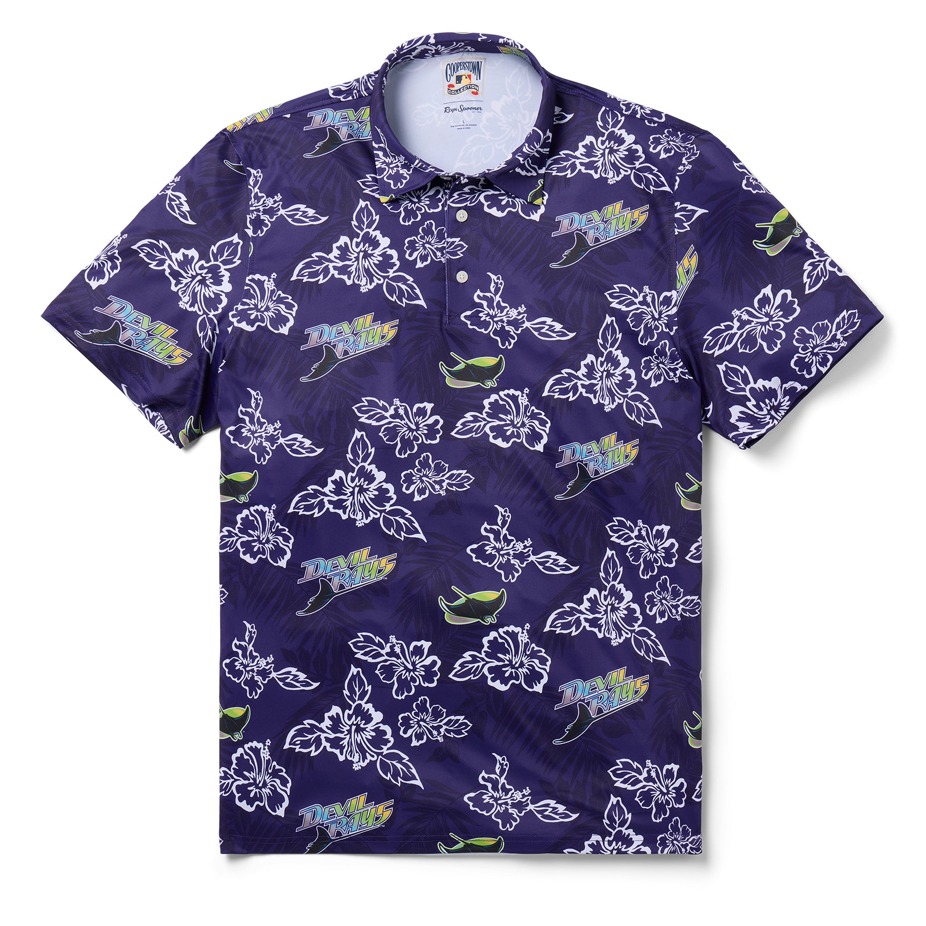 MLB® TAMPA BAY DEVIL RAYS COOPERSTOWN PERFORMANCE POLO