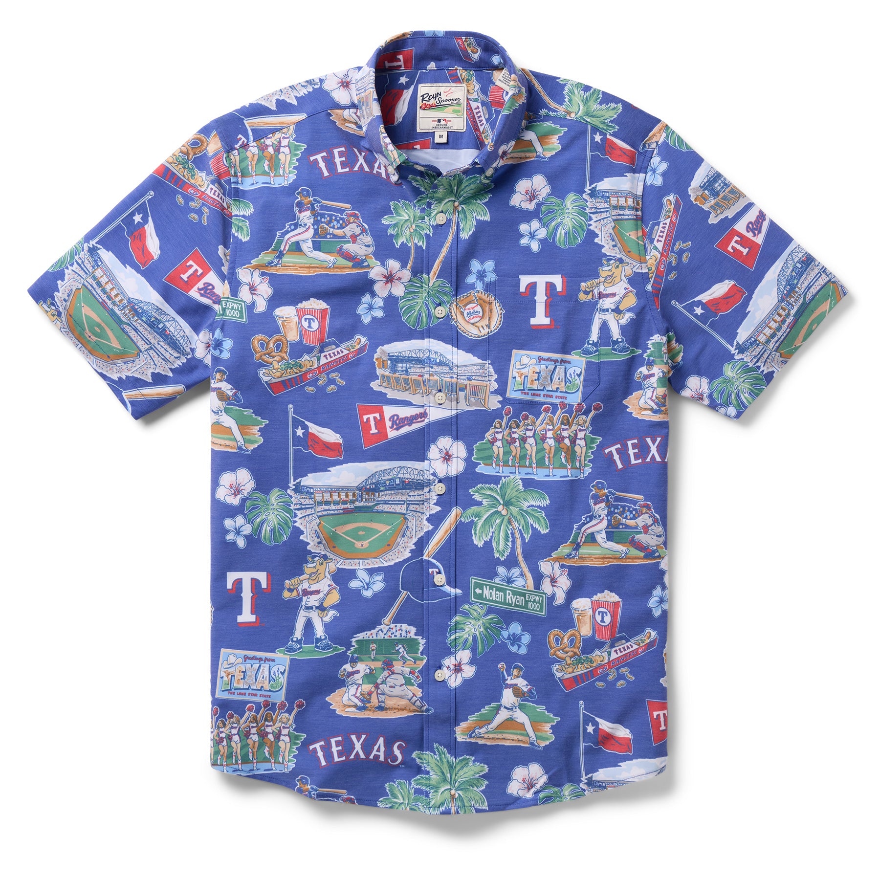 MLB® TEXAS RANGERS SCENIC PERFORMANCE BUTTON FRONT