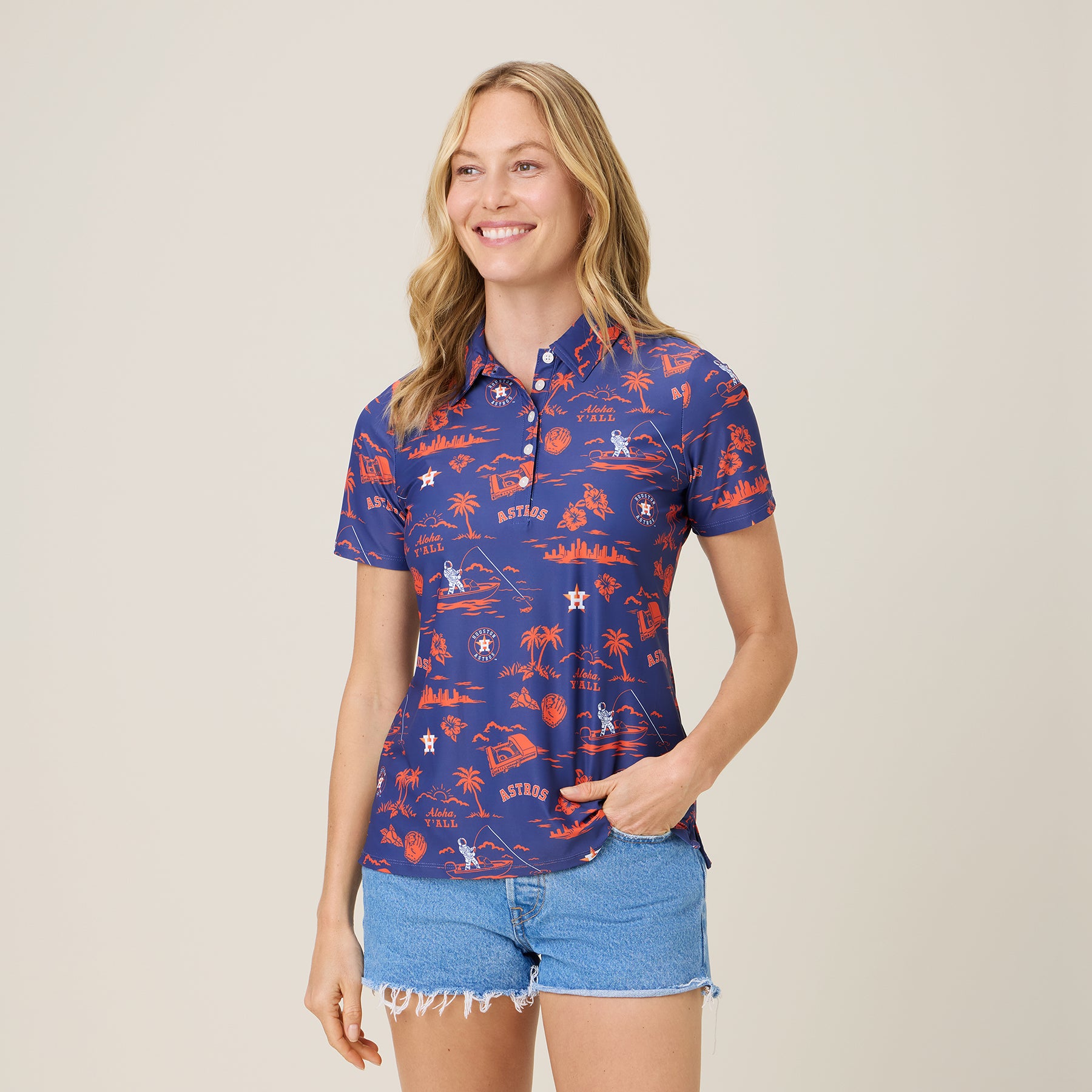 MLB® WOMEN'S HOUSTON ASTROS HOMETOWN PERFORMANCE POLO