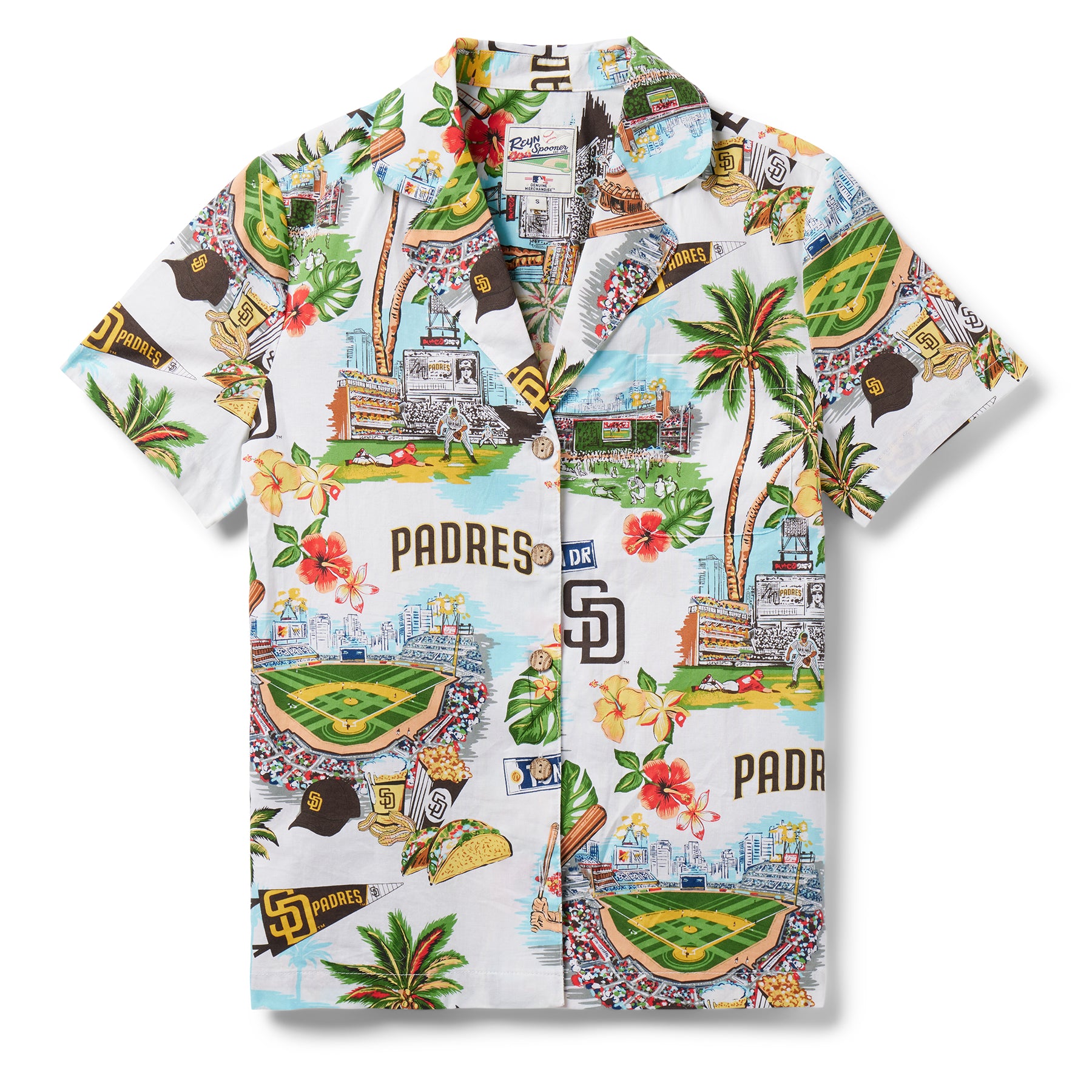 MLB® WOMEN'S SAN DIEGO PADRES SCENIC CAMP SHIRT