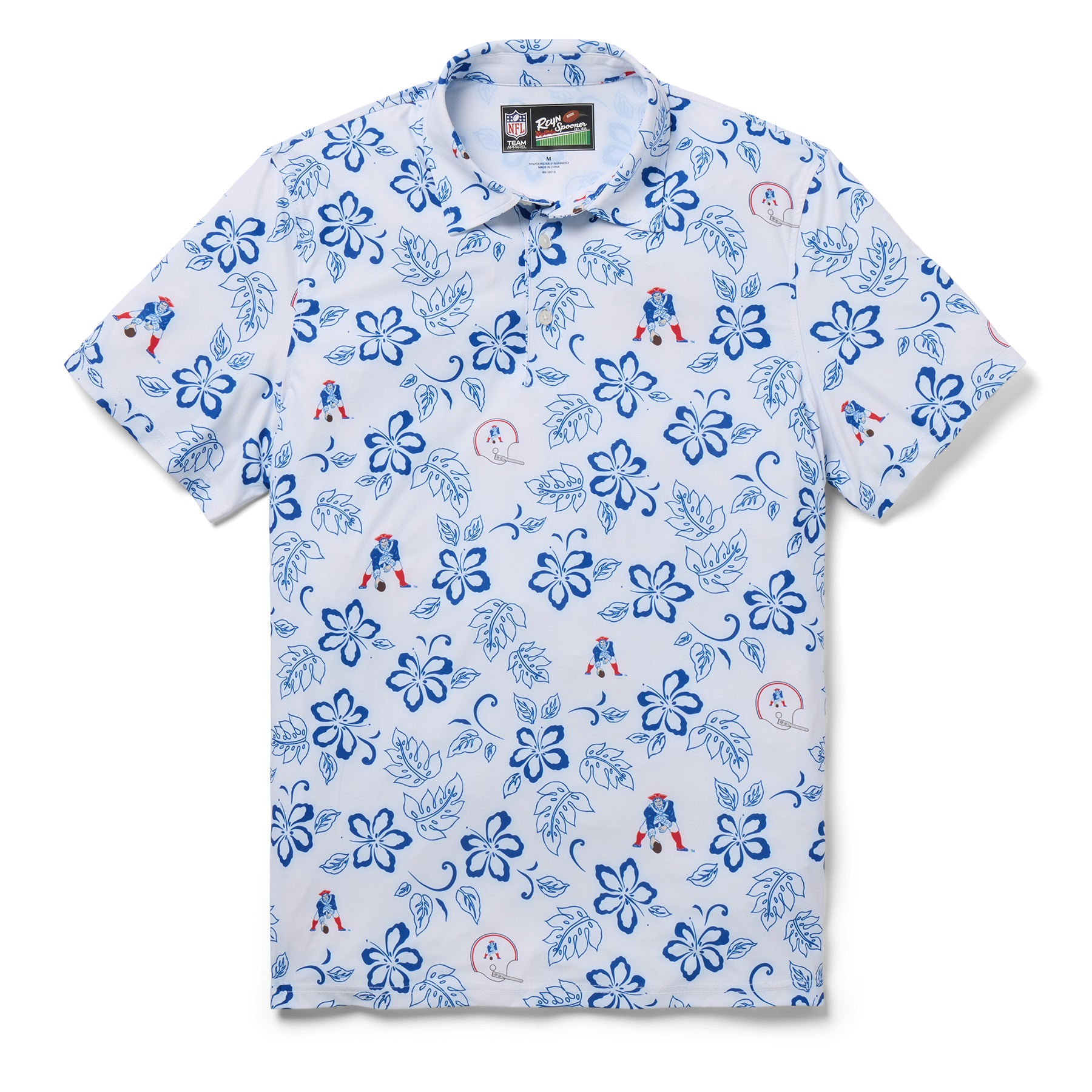 NEW ENGLAND PATRIOTS THROWBACK PERFORMANCE POLO
