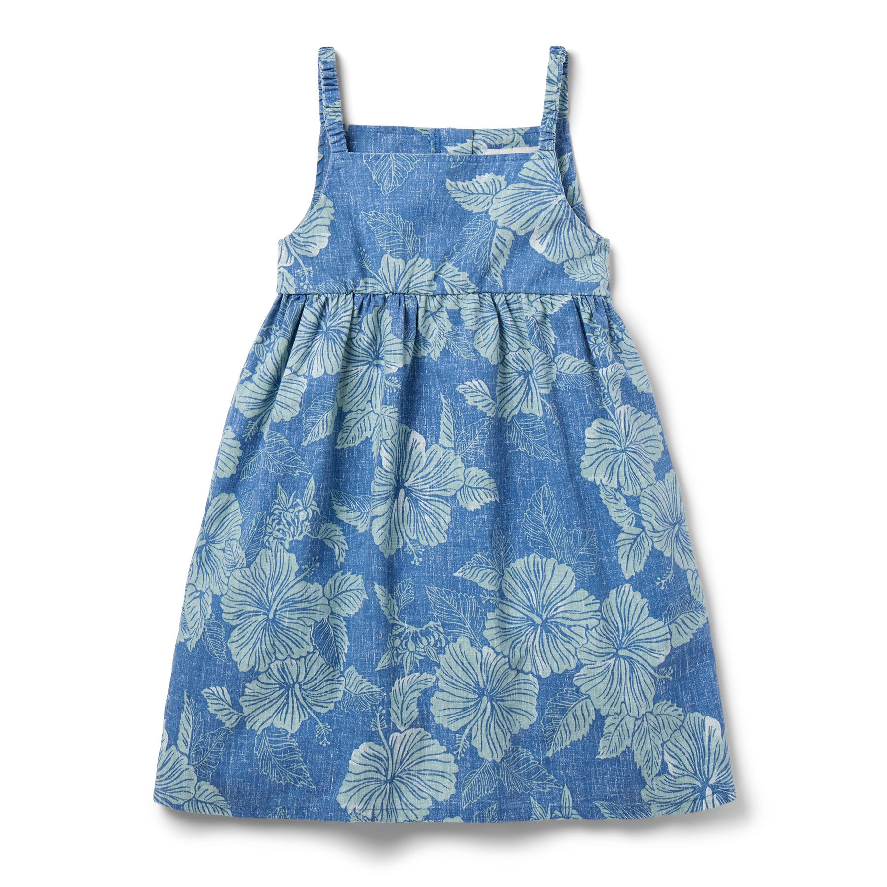 ALOHA BISCUS LILY GIRLS SUNDRESS