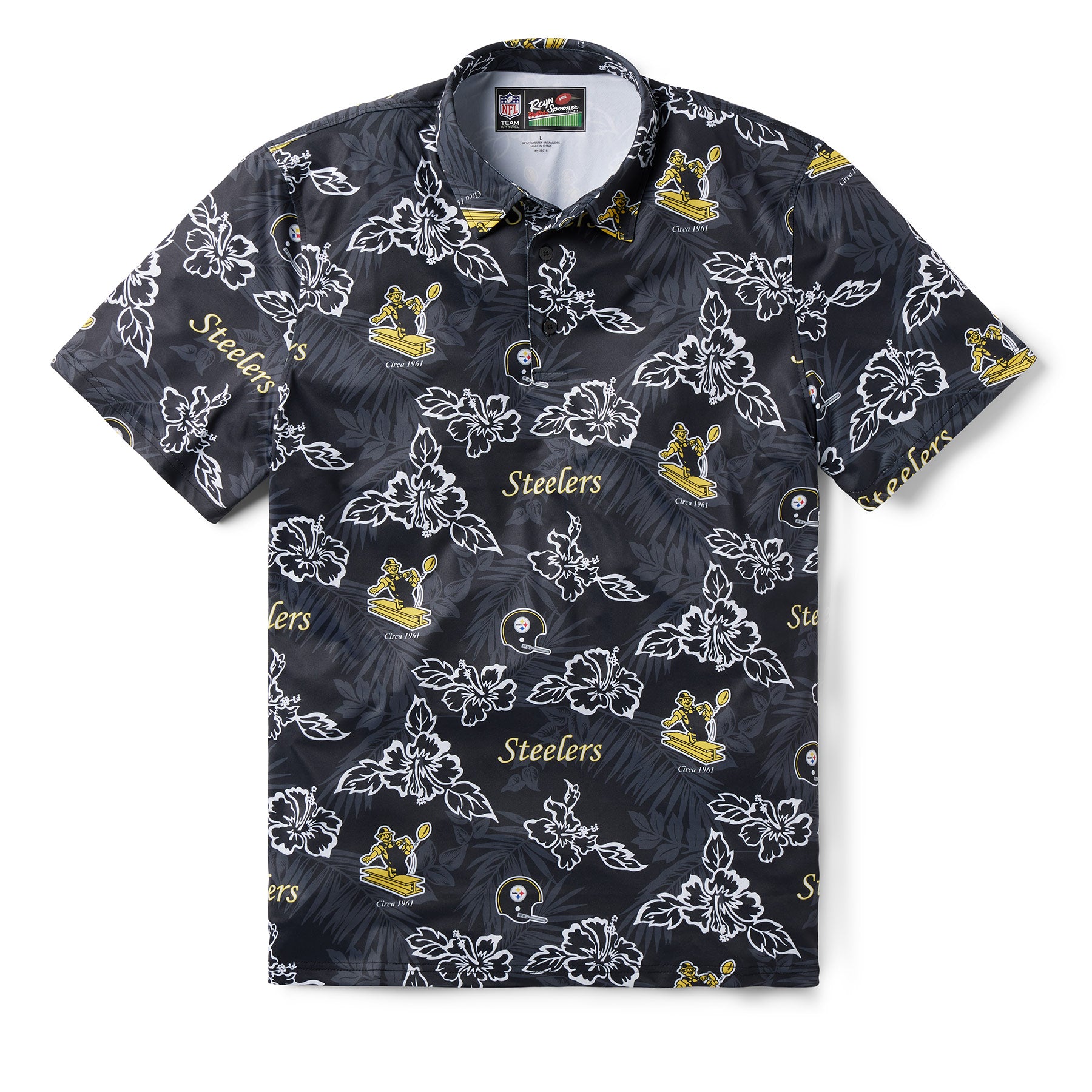 PITTSBURGH STEELERS THROWBACK PERFORMANCE POLO