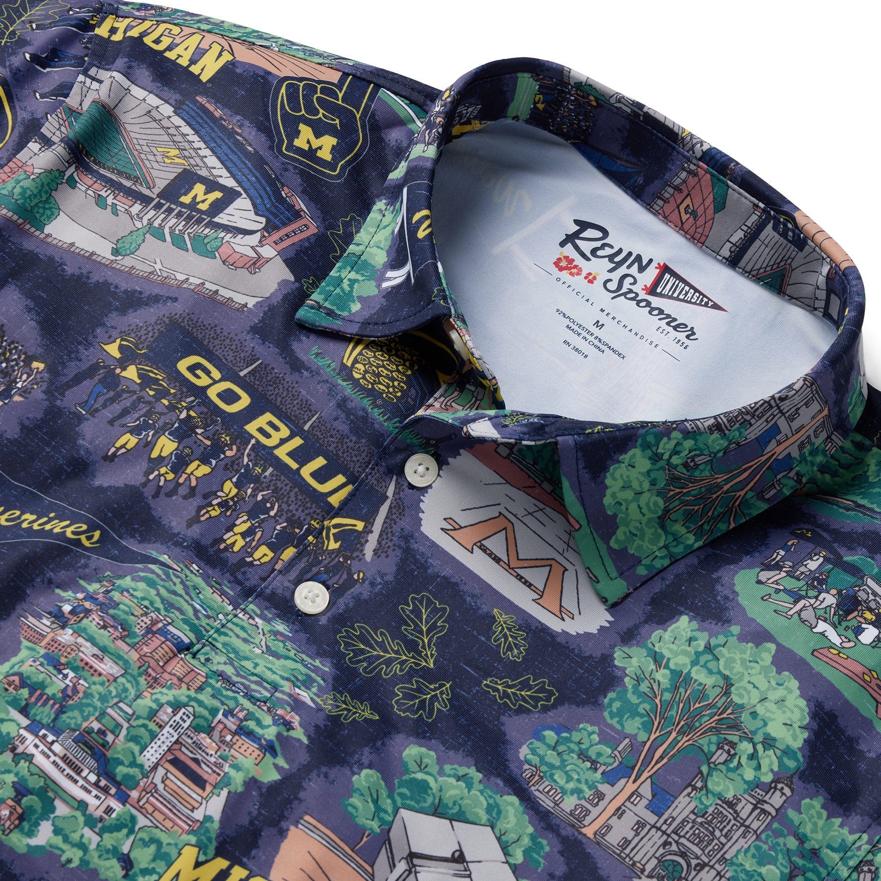 UNIVERSITY OF MICHIGAN SCENIC PERFORMANCE POLO