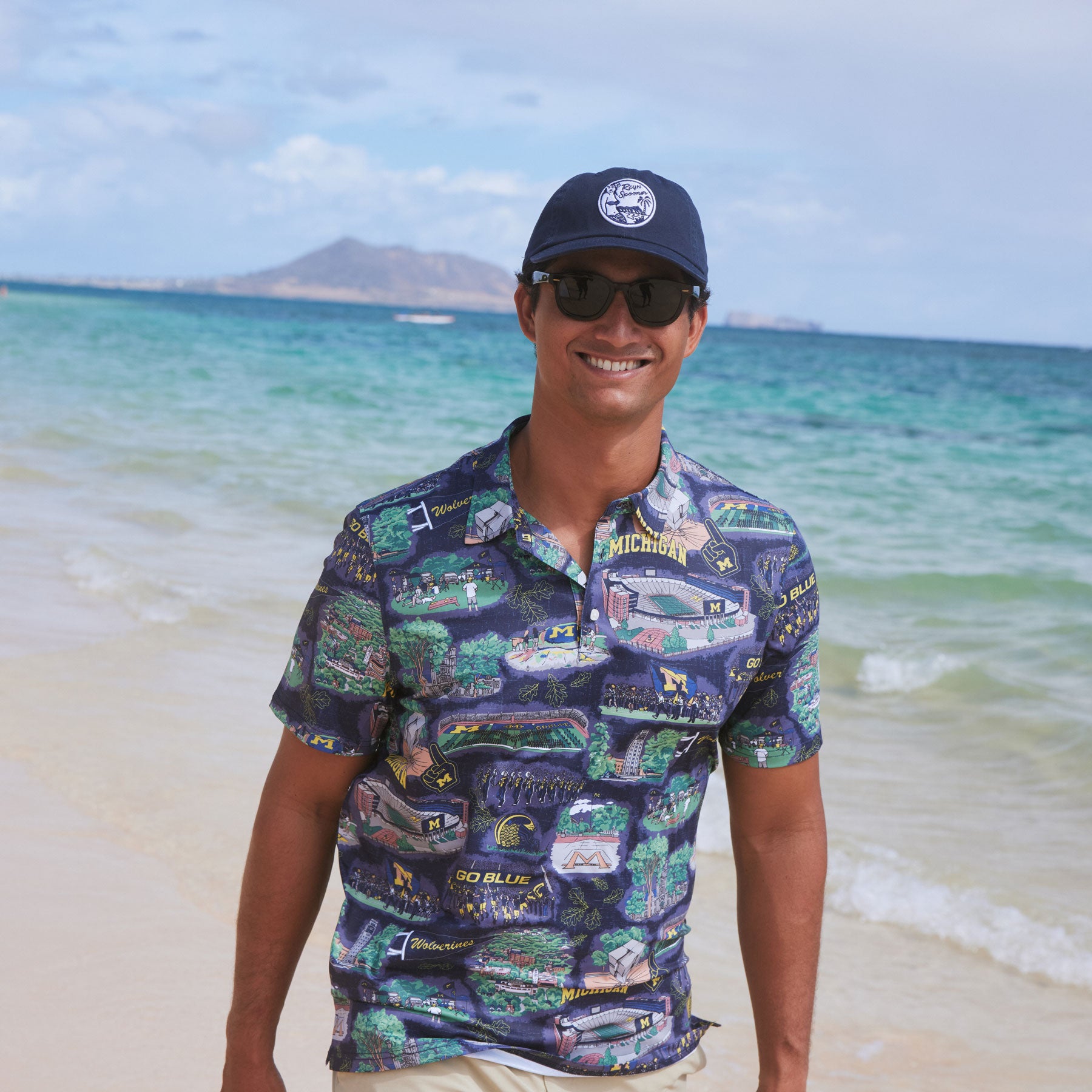 UNIVERSITY OF MICHIGAN SCENIC PERFORMANCE POLO