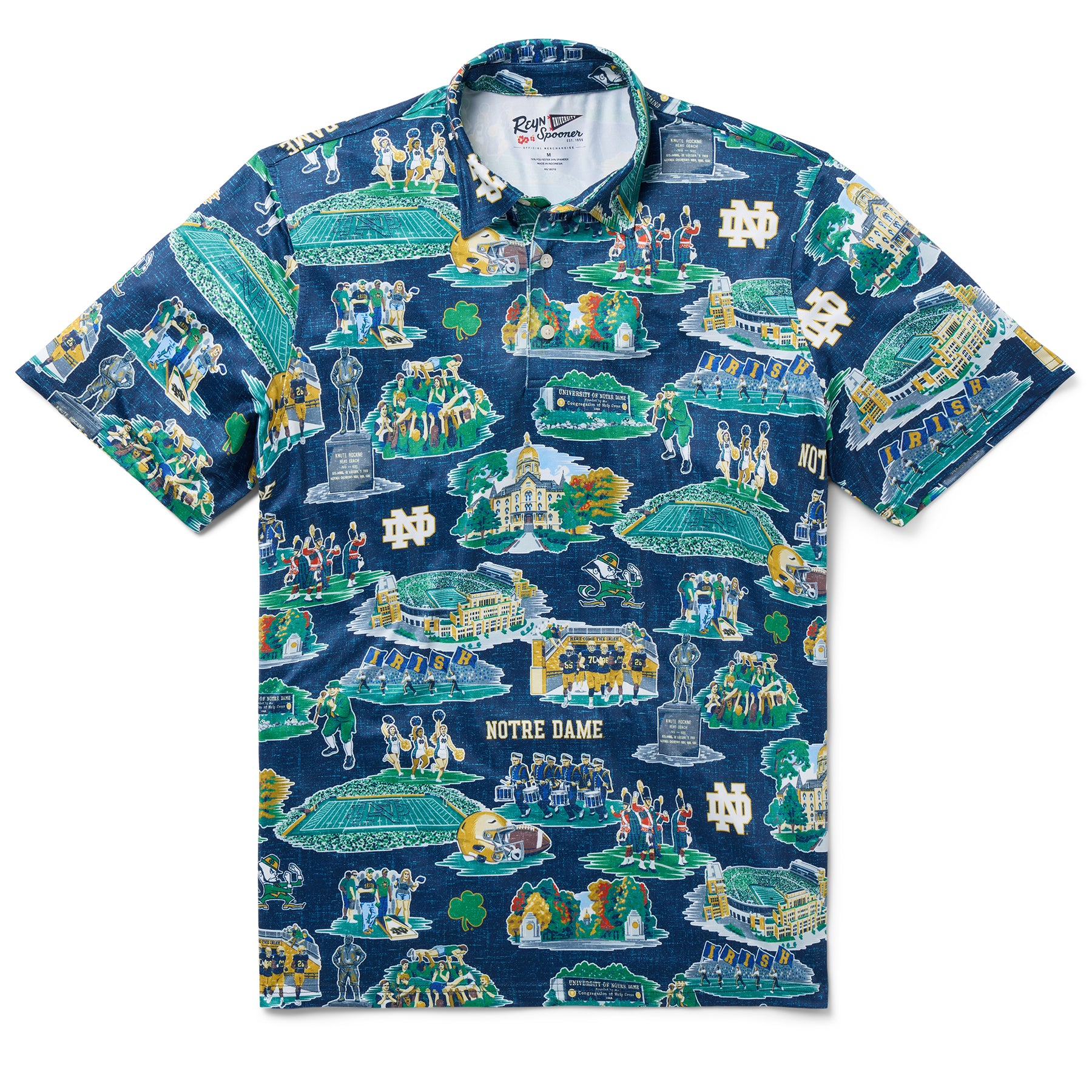 UNIVERSITY OF NOTRE DAME SCENIC PERFORMANCE POLO