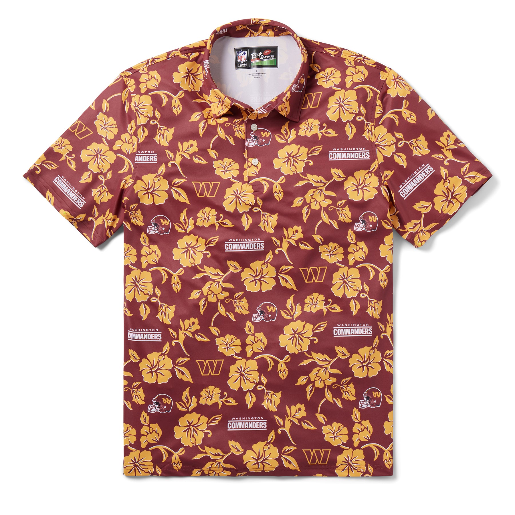 WASHINGTON COMMANDERS PUA PERFORMANCE POLO