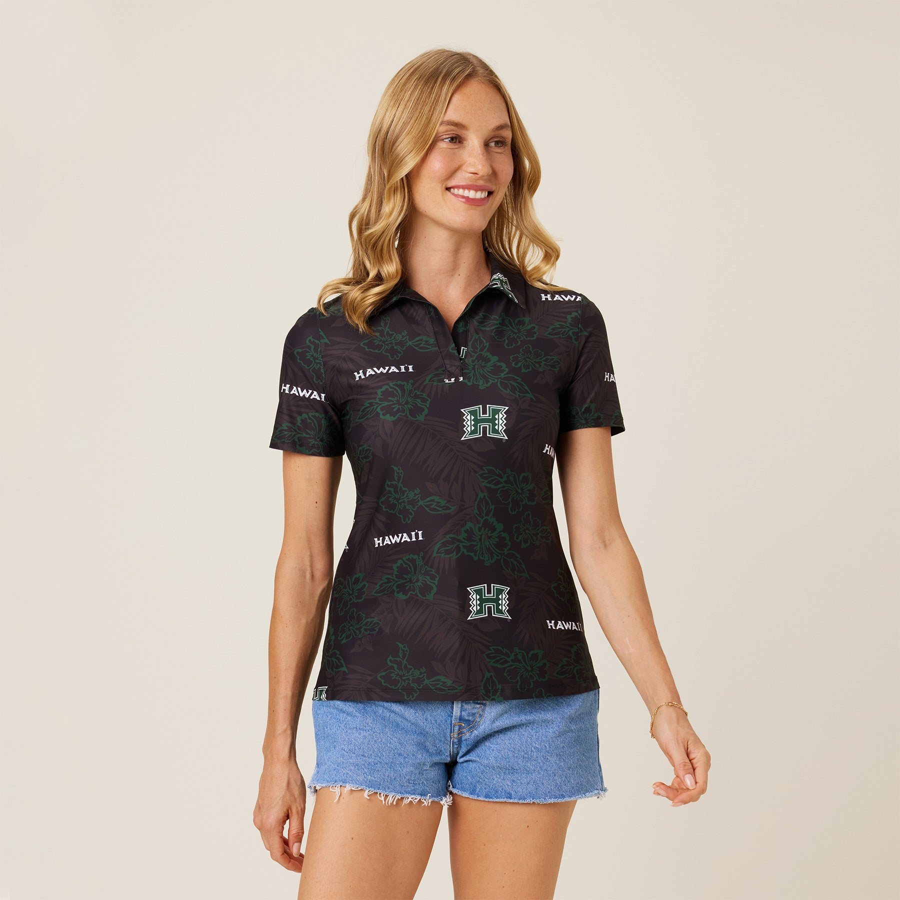 WOMEN'S UNIVERSITY OF HAWAI'I GAME DAY PERFORMANCE POLO