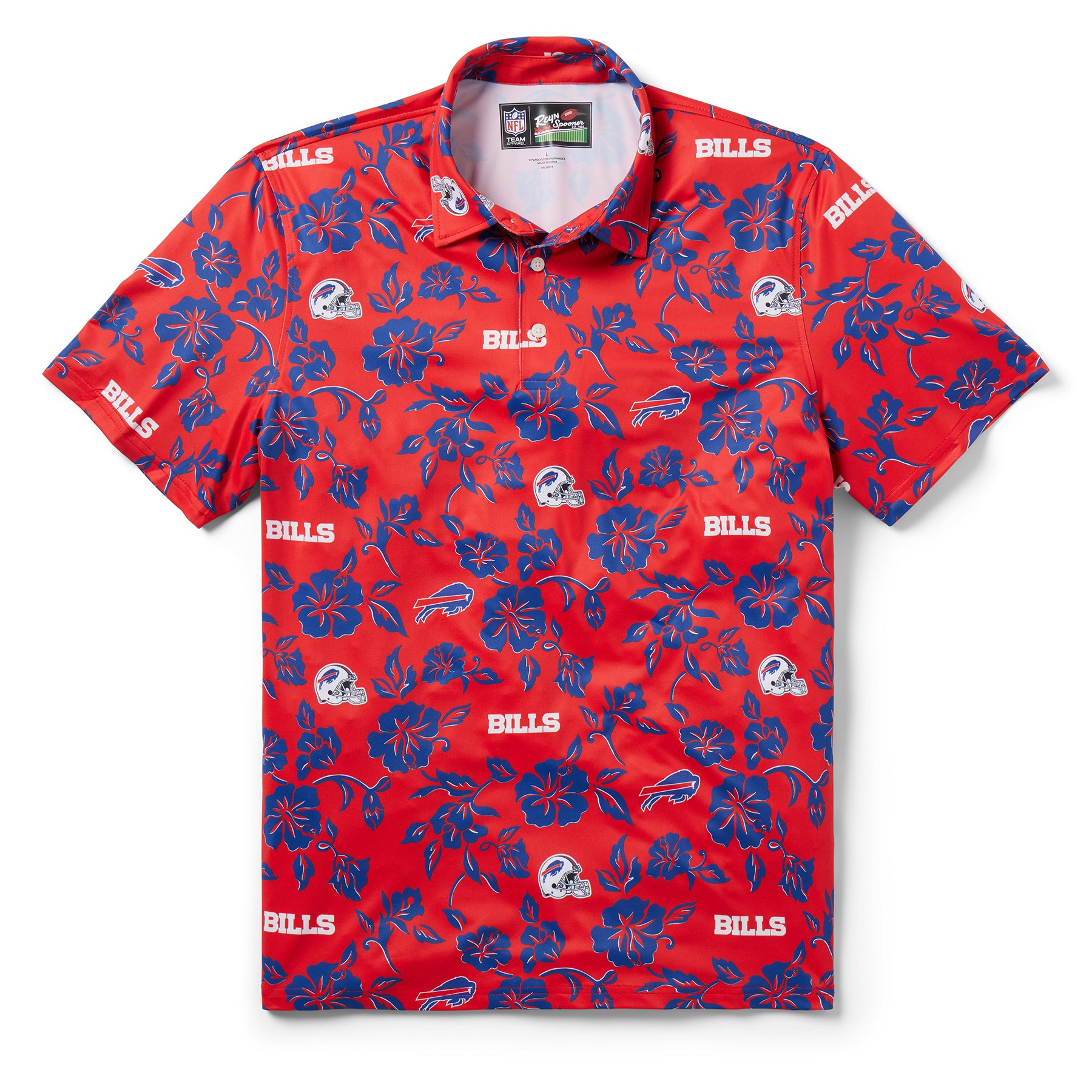 BUFFALO BILLS PUA PERFORMANCE POLO
