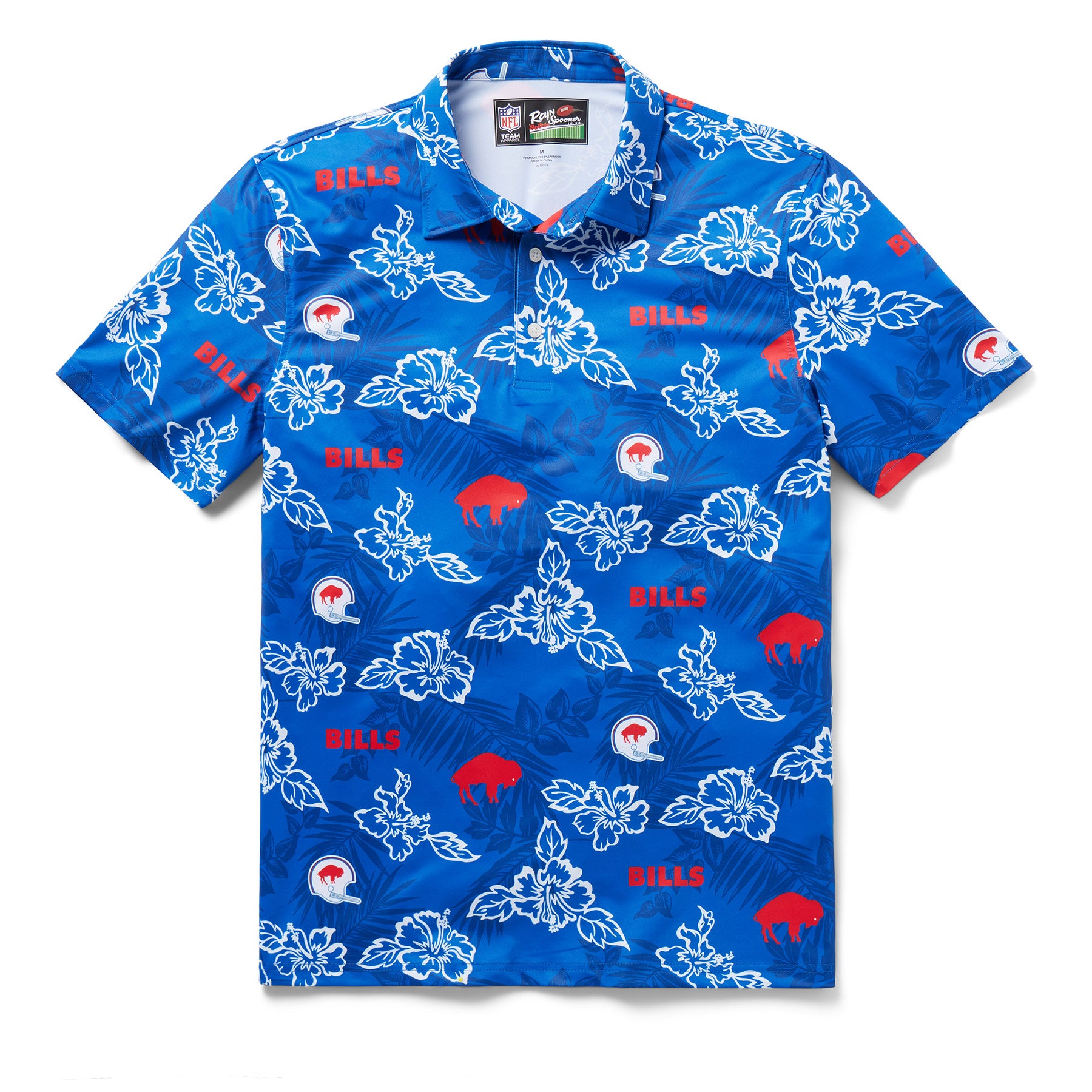 BUFFALO BILLS THROWBACK PERFORMANCE POLO