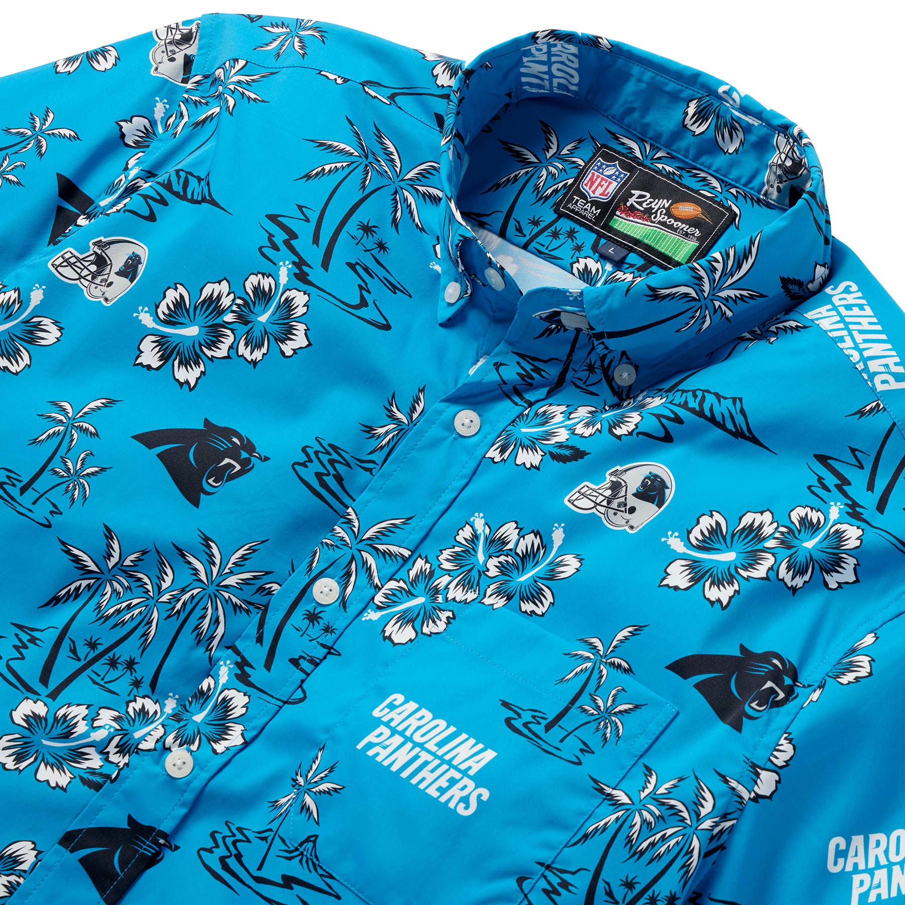 CAROLINA PANTHERS KEKAI PERFORMANCE BUTTON FRONT